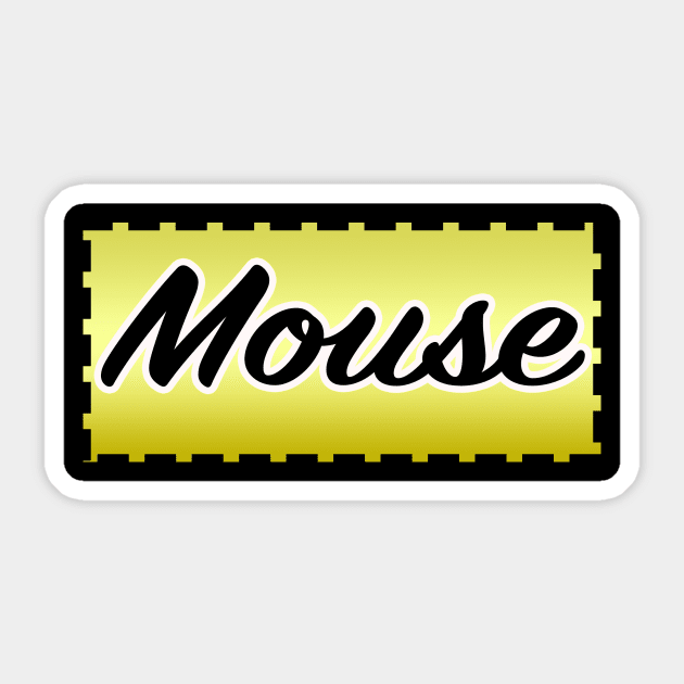 Mouse Sticker by lenn